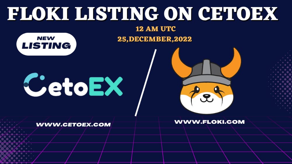 Floki price Prediction and listing on cetoex.