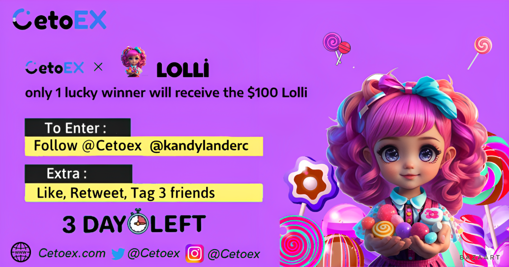 Lolli Giveaway with Cetoex: Your 1-Stop Chance to Win