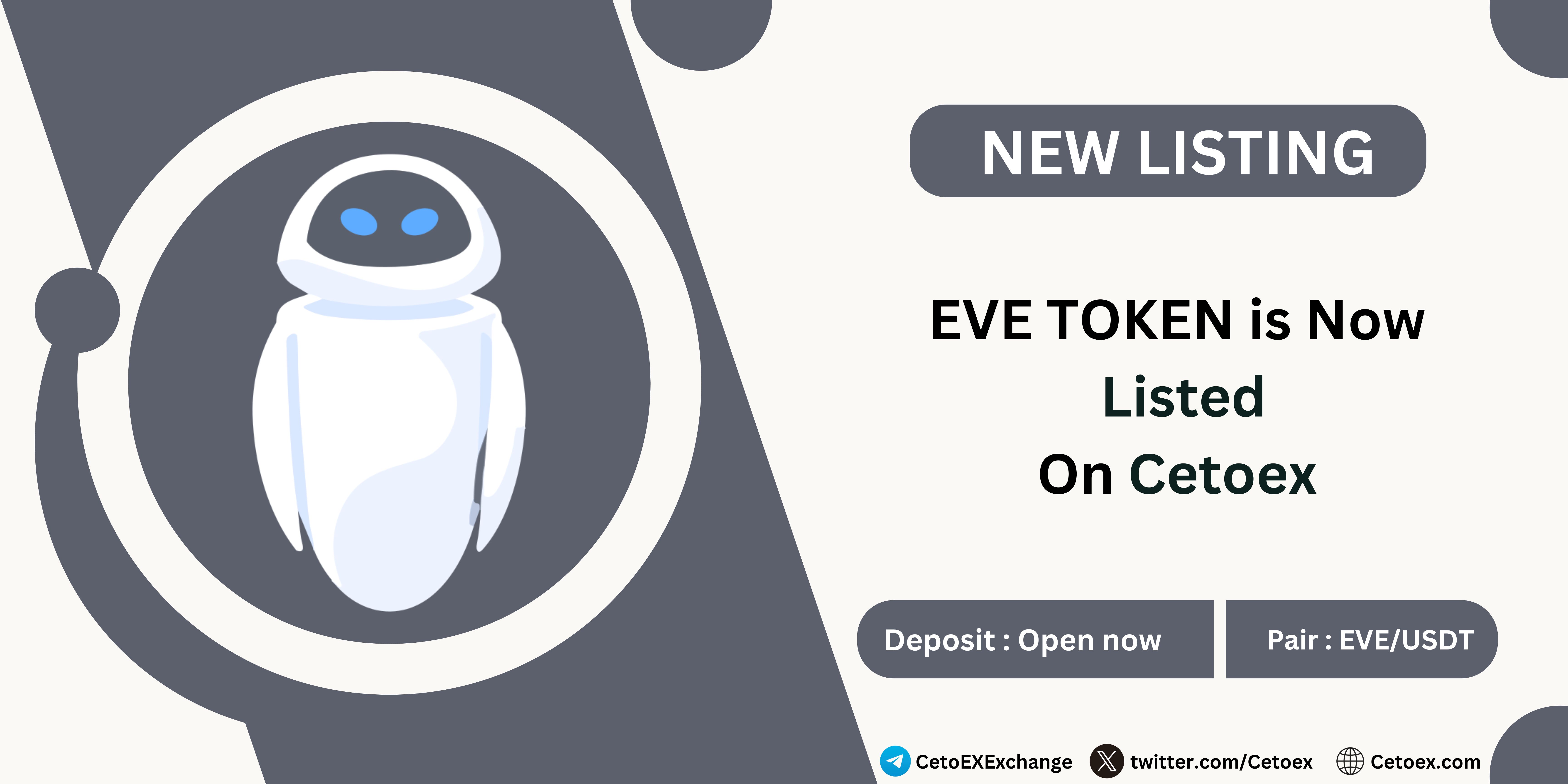 EVE Token Is Now Live on Cetoex: A Big Step Ahead